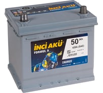 Аккумулятор INCI AKU Formul A 50L, 420 A, 205x170x205 мм 461549