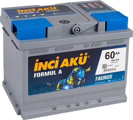 Аккумулятор INCI AKU Formul A 60R, 540 A, 242x175x190 мм 450705