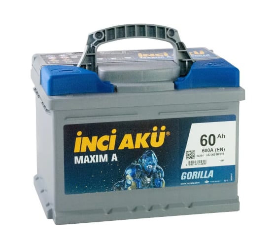 Аккумулятор INCI AKU Maxim A 60RS, 600 A, 242x175x175 мм 461403