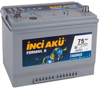 Аккумулятор INCI AKU Formul A 75R, 600 A, 264x175x220 мм 461375
