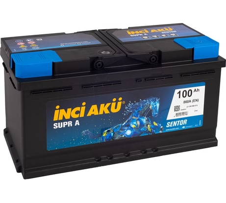 Аккумулятор INCI AKU Supr A 100R, 860 A, 353x175x190 мм 450330