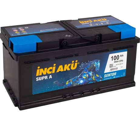 Аккумулятор INCI AKU Supr A 100RS, 860 A, 353x175x175 мм 450419