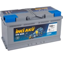 Аккумулятор INCI AKU EFB MAX 100R, 850 A, 353x175x190 мм 462473
