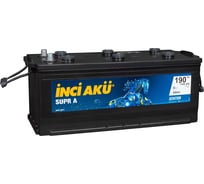 Аккумулятор INCI AKU Supr A HD 190 euro 1100A 513x223x223 (с бортом) 450424 23917413