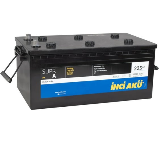 Аккумулятор INCI AKU Supr A HD 225 euro, 1250 A, 517x273x240 мм 451052