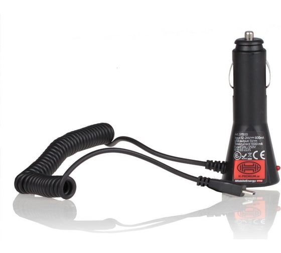 Зарядное устройство от прикуривателя Heyner с USB и microUSB, вход: 12/24 B 511500