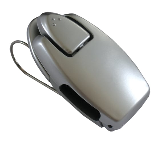 Серебристый держатель-клип для очков ZEUS ZA512 1