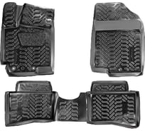 Внутрисалонные коврики REDMARK Hyundai Solaris I 2010-17, кт. 3D с подпятником, крепеж, полиуретан RM60653