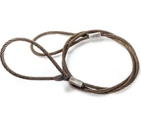 Буксировочный стальной трос ТамбовТехСнаб 9.6т 8м 14мм 7930130718991