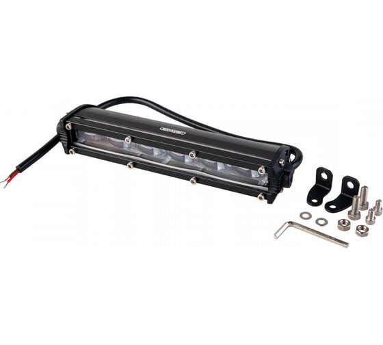 Светодиодная фара SKYWAY off road прямоугольная 12v/24v, 18w, 6000k, 6 диодов, дальний свет S07201125 1