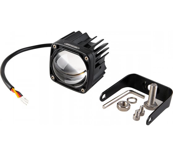 Светодиодная фара SKYWAY off road прямоугольная 12v/24v, 15w, 6000k/3000k, 2 диода S07201129 1