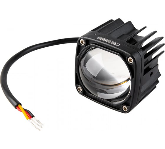 Светодиодная фара SKYWAY off road прямоугольная 12v/24v, 15w, 6000k/3000k, 2 диода S07201129