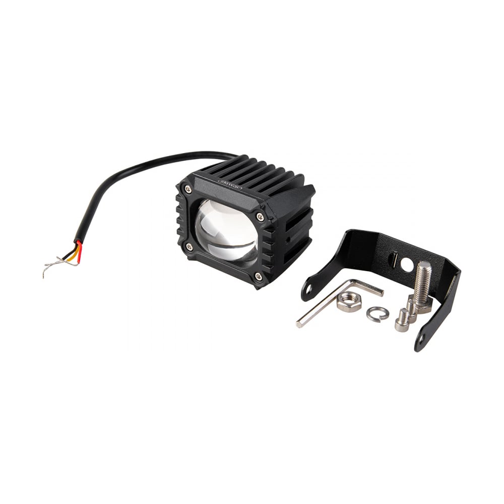 Светодиодная фара SKYWAY off road прямоугольная 12v/24v, 15w, 6000k ...