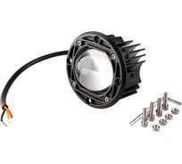 Светодиодная фара SKYWAY off road круглая 12v/24v, 15w, 6000k/3000k, 2 диода, дальний свет S07201128
