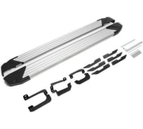 Пороги на автомобиль Rival Silver Exeed LX/Chery Tiggo 4 Pro/7/8/8 Pro/8 Pro Max F180AL.0905.2