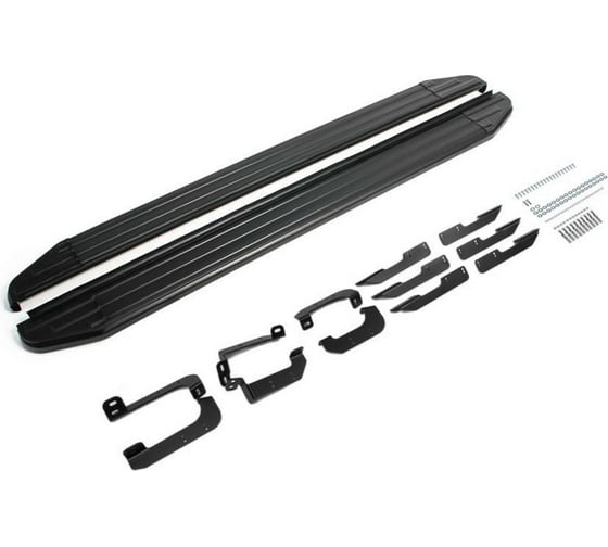 Пороги на авто Rival premium-black для chery tiggo 4/4 Pro, 173 см, 2 шт., AL A173ALB.0905.2