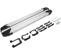 Пороги на авто Rival silver chery tiggo 4/4 Pro, 173 см, 2 шт., AL F173AL.0905.2