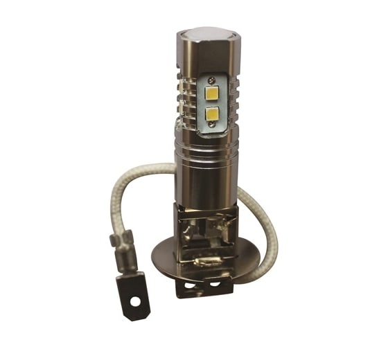 Автолампа Megapower H3 PK22s 10 SMD CREE WHITE 6000K 600лм 12V M-80535 1