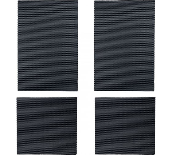 Универсальный коврик салона SKYWAY 88x58, 88x58, 59x56, 59x56 серый S01702098 1