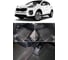 Ковры в салон автомобиля Eva Smart kia sportage iv пресс борта 2015 - эва сота чёрные c синей окантовкой 3772-B5B2-S 1