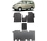 Ковры в салон автомобиля Eva Smart toyota town ace noah (r40, r50) правый руль 5мест 1998 - 2001 эва сота бежевые c коричневой окантовкой 3167-A1A6-S 1