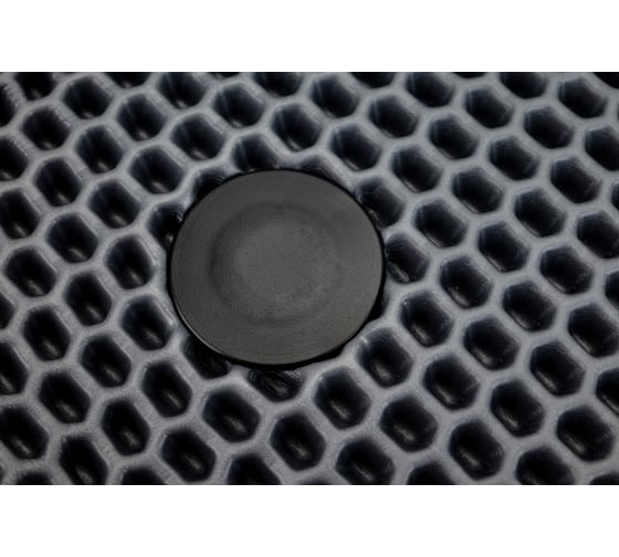 Ковры в салон автомобиля Eva Smart chevrolet aveo (т300) вариант макси 3d 2012 - эва сота коричневые c серой окантовкой 3546-A6B1-S
