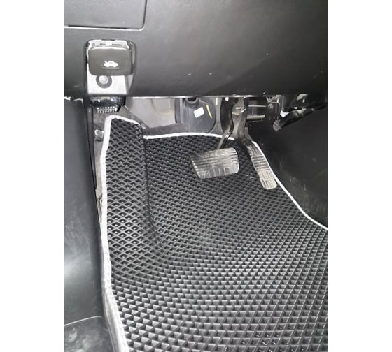 Ковры в салон автомобиля Eva Smart chevrolet captiva (c140) 5мест 2011 - 2018 эва сота бежевые c серой окантовкой 1118-A1B1-S