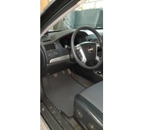 Ковры в салон автомобиля Eva Smart chevrolet epica i 2006 - 2012 эва сота серые c коричневой окантовкой 1124-B1A6-S