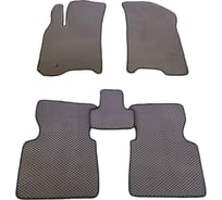 Ковры в салон автомобиля Eva Smart chevrolet lacetti 2004 - 2013 эва сота чёрные c черной окантовкой 1125-B5B5-S