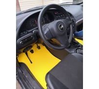 Ковры в салон автомобиля Eva Smart chevrolet niva 2002 - 2009 эва сота серые c бежевой окантовкой 1129-B1A1-S