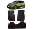 Ковры в салон автомобиля Eva Smart kia soul ii вариант макси 3d 2013 - 2019 эва сота чёрные c черной окантовкой 3287-B5B5-S 1