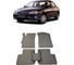 Ковры в салон автомобиля Eva Smart kia spectra 2005 - 2011 эва сота коричневые c синей окантовкой 1380-A6B2-S 1