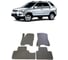 Ковры в салон автомобиля Eva Smart kia sportage ii рестайлинг 2008 - 2010 эва сота коричневые c черной окантовкой 2319-A6B5-S 1