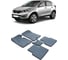 Ковры в салон автомобиля Eva Smart kia sportage iii 2010 - 2015 эва сота бежевые c коричневой окантовкой 1383-A1A6-S 1