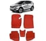Ковры в салон автомобиля Eva Smart kia sportage iii вариант макси 3d 2010 - 2015 эва сота бежевые c коричневой окантовкой 2595-A1A6-S 1