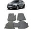 Ковры в салон автомобиля Eva Smart kia sportage iv вариант макси 3d 2015 - эва сота серые c коричневой окантовкой 2618-B1A6-S 1