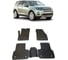 Ковры в салон автомобиля Eva Smart land rover discovery sport 2014 - эва сота коричневые c красной окантовкой 1391-A6A7-S 1