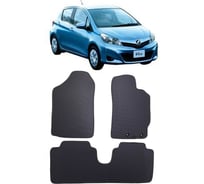 Ковры в салон автомобиля Eva Smart toyota vitz iii (nsp130) правый руль хэтчбек 2014 - 2016 эва сота бежевые c бежевой окантовкой 3049-A1A1-S
