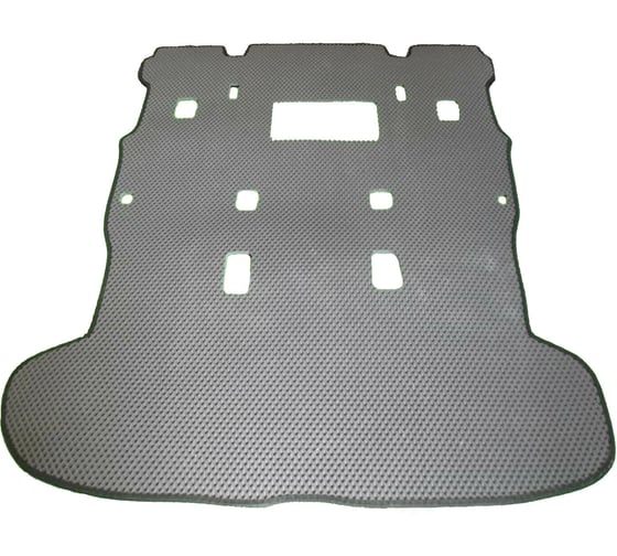 Ковры в салон автомобиля Eva Smart toyota voxy r70 правый руль 8мест 2007 - 2010 эва сота коричневые c серой окантовкой 2667-A6B1-S