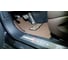 Ковры в салон автомобиля Eva Smart infiniti qx70 2013 - 2017 эва сота чёрные c синей окантовкой 1314-B5B2-S 4