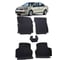 Ковры в салон автомобиля Eva Smart volkswagen polo v седан вариант 3d макси 2009 - 2020 эва сота чёрные c бежевой окантовкой 3068-B5A1-S 1