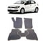 Ковры в салон автомобиля Eva Smart volkswagen polo v хэтчбек 2009 - 2020 эва сота бежевые c коричневой окантовкой 1881-A1A6-S 1