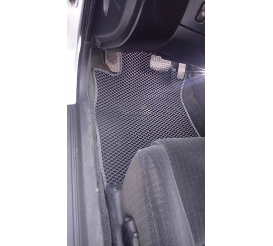 Ковры в салон автомобиля Eva Smart chrysler sebring coupe 2003 - 2007 эва сота чёрные c черной окантовкой 2261-B5B5-S 1