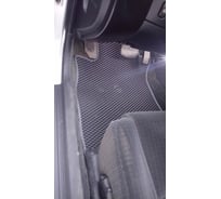 Ковры в салон автомобиля Eva Smart chrysler sebring coupe 2003 - 2007 эва сота чёрные c коричневой окантовкой 2261-B5A6-S