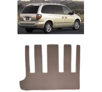 Ковры в салон автомобиля Eva Smart chrysler town country iv 7мест 2000 - 2005 эва сота чёрные c серой окантовкой 3316-B5B1-S