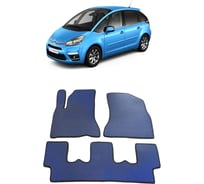 Ковры в салон автомобиля Eva Smart citroen с4 picasso i 5мест 2007 - 2014 эва сота бежевые c красной окантовкой 1148-A1A7-S
