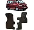 Ковры в салон автомобиля Eva Smart volkswagen t4 caravelle 1991 – 2003 эва сота коричневые c красной окантовкой 3130-A6A7-S 1