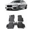 Ковры в салон автомобиля Eva Smart jaguar xf ii вариант макси 3d 2015 - эва сота чёрные c коричневой окантовкой 2298-B5A6-S 1