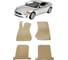 Ковры в салон автомобиля Eva Smart jaguar xkr ii 2006 - 2008 эва сота чёрные c синей окантовкой 2879-B5B2-S 1