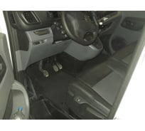 Ковры в салон автомобиля Eva Smart citroen jumpy combi 2018 - эва сота коричневые c бежевой окантовкой 2771-A6A1-S